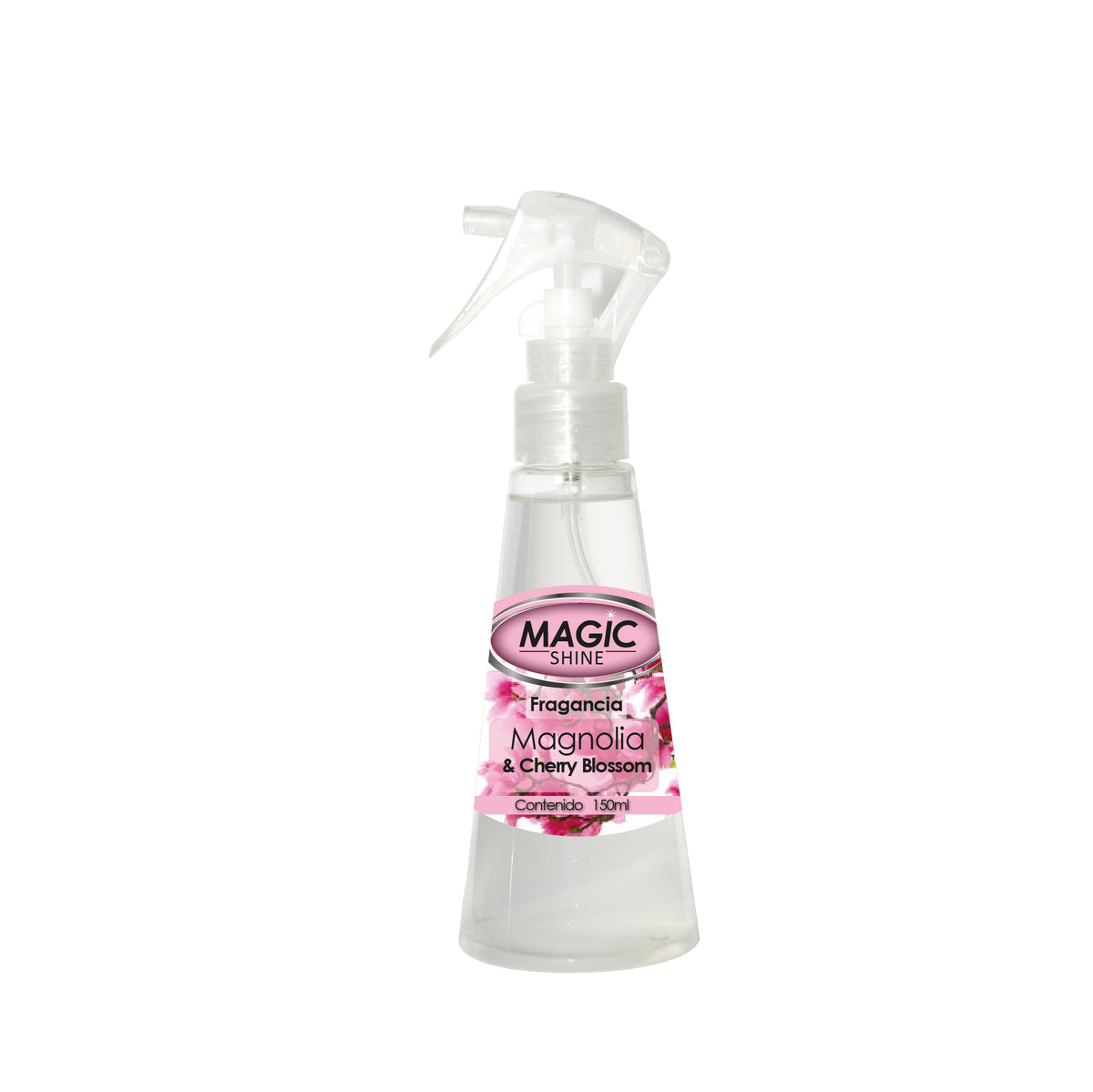 Aromatizante en Spray para Auto y Hogar MagicShine 160 ml — envase de frente sobre fondo blanco