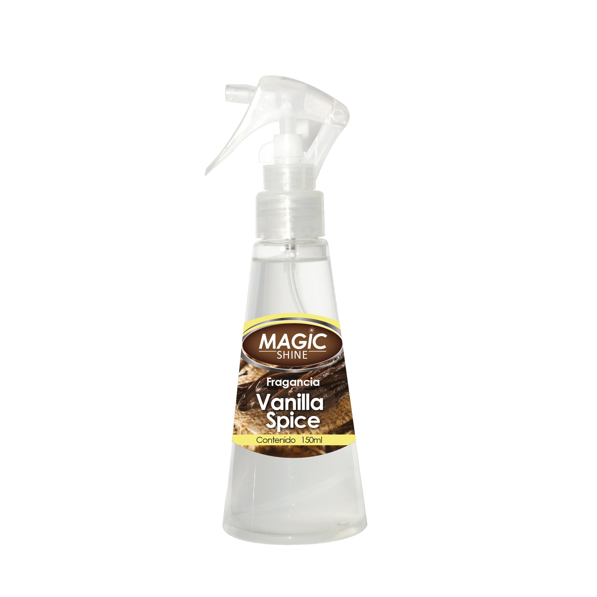 Aromatizante en Spray para Auto y Hogar MagicShine 160 ml — envase de frente sobre fondo blanco
