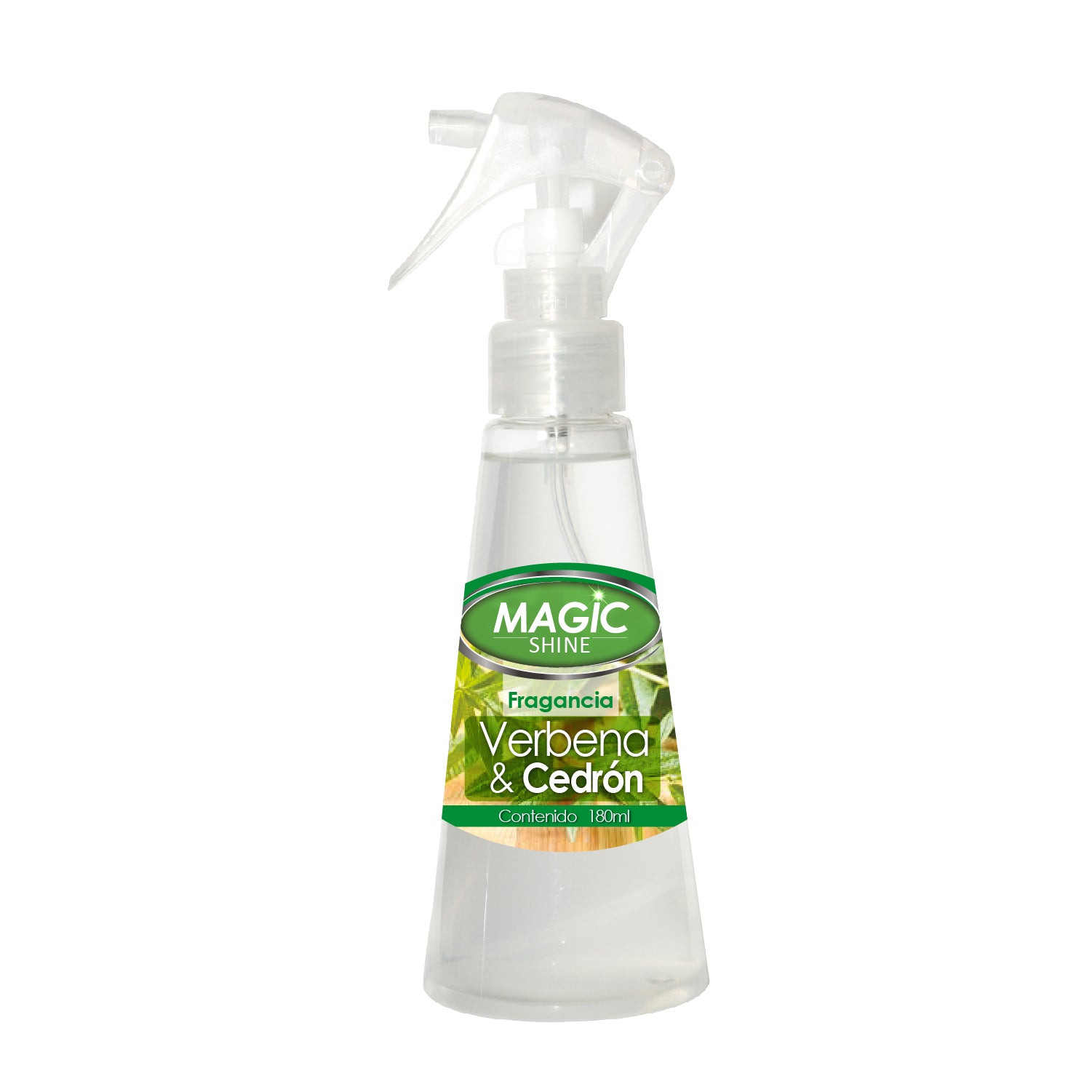 Aromatizante en Spray para Auto y Hogar MagicShine 160 ml — envase de frente sobre fondo blanco