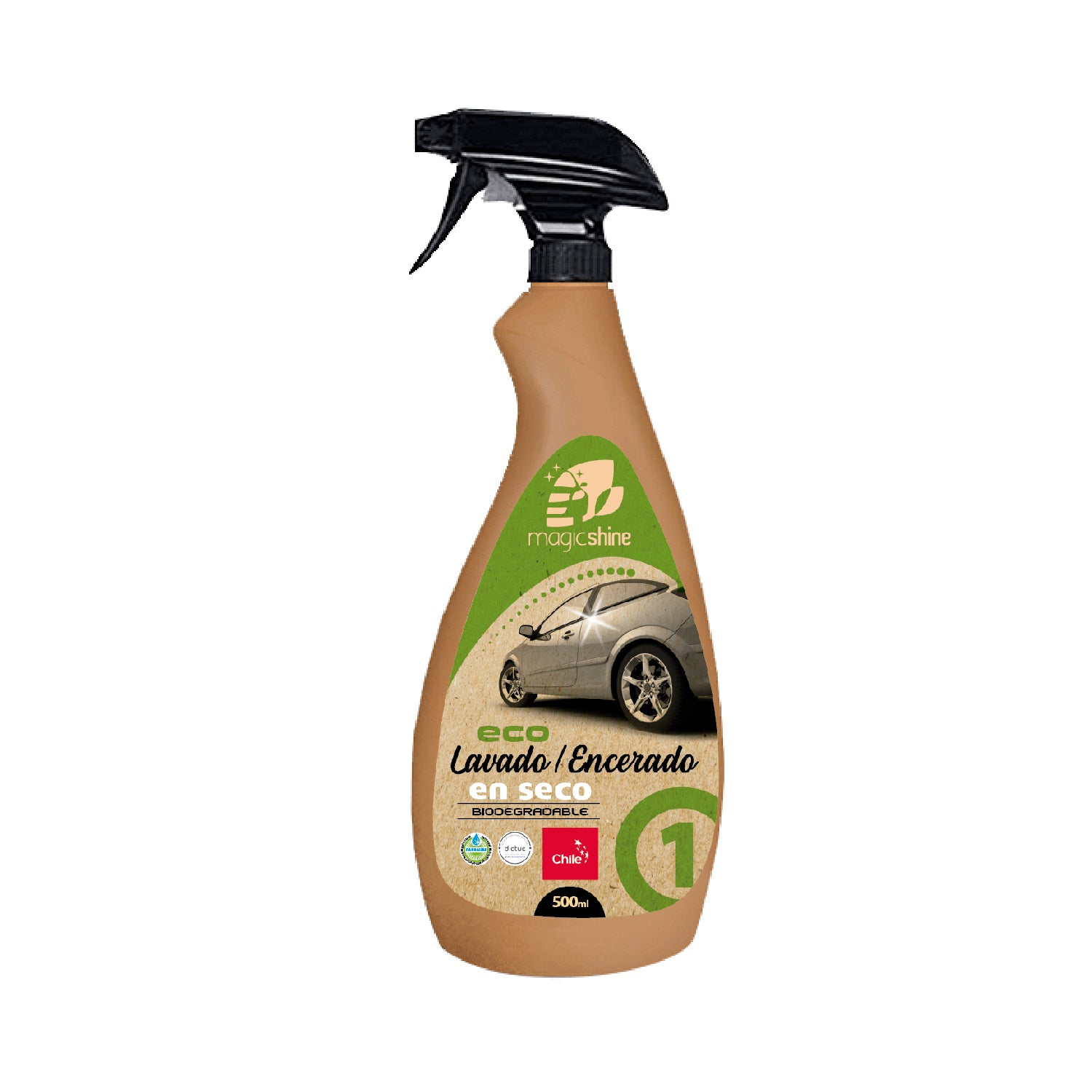 Lavado en Seco para Auto 500 ml Lava y Encera en un Paso — MagicShine