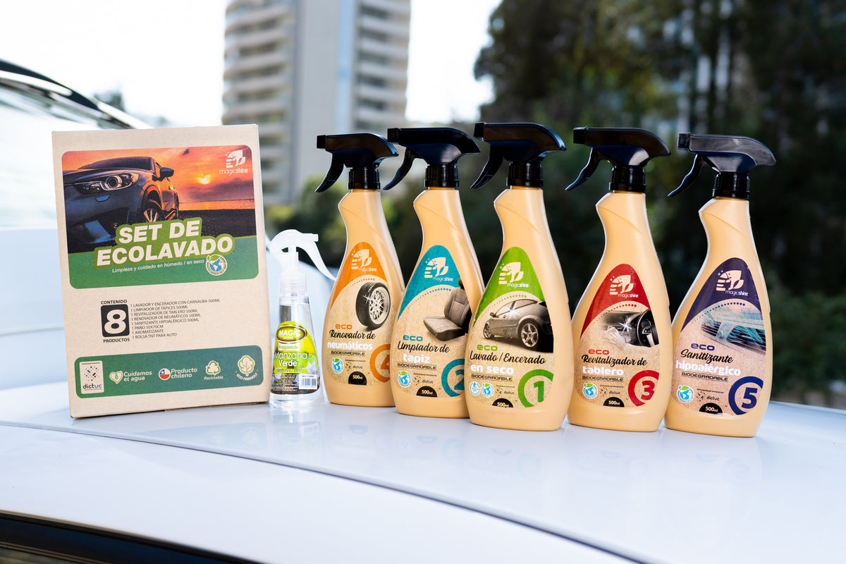 Kit de Lavado en Seco para Auto MagicShine 6 Piezas