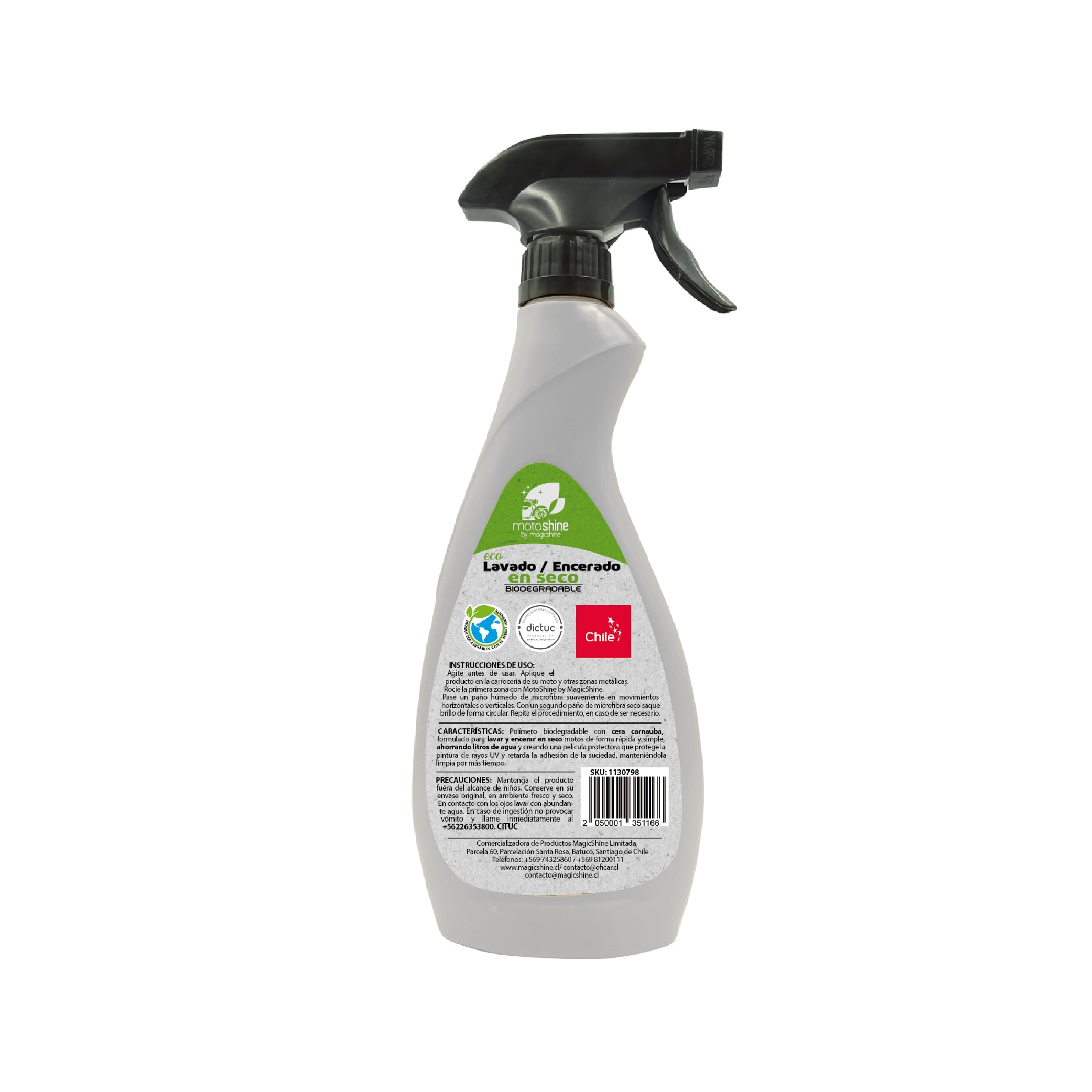 Lavado en Seco para Moto 500 ml con Cera Carnauba — MagicShine