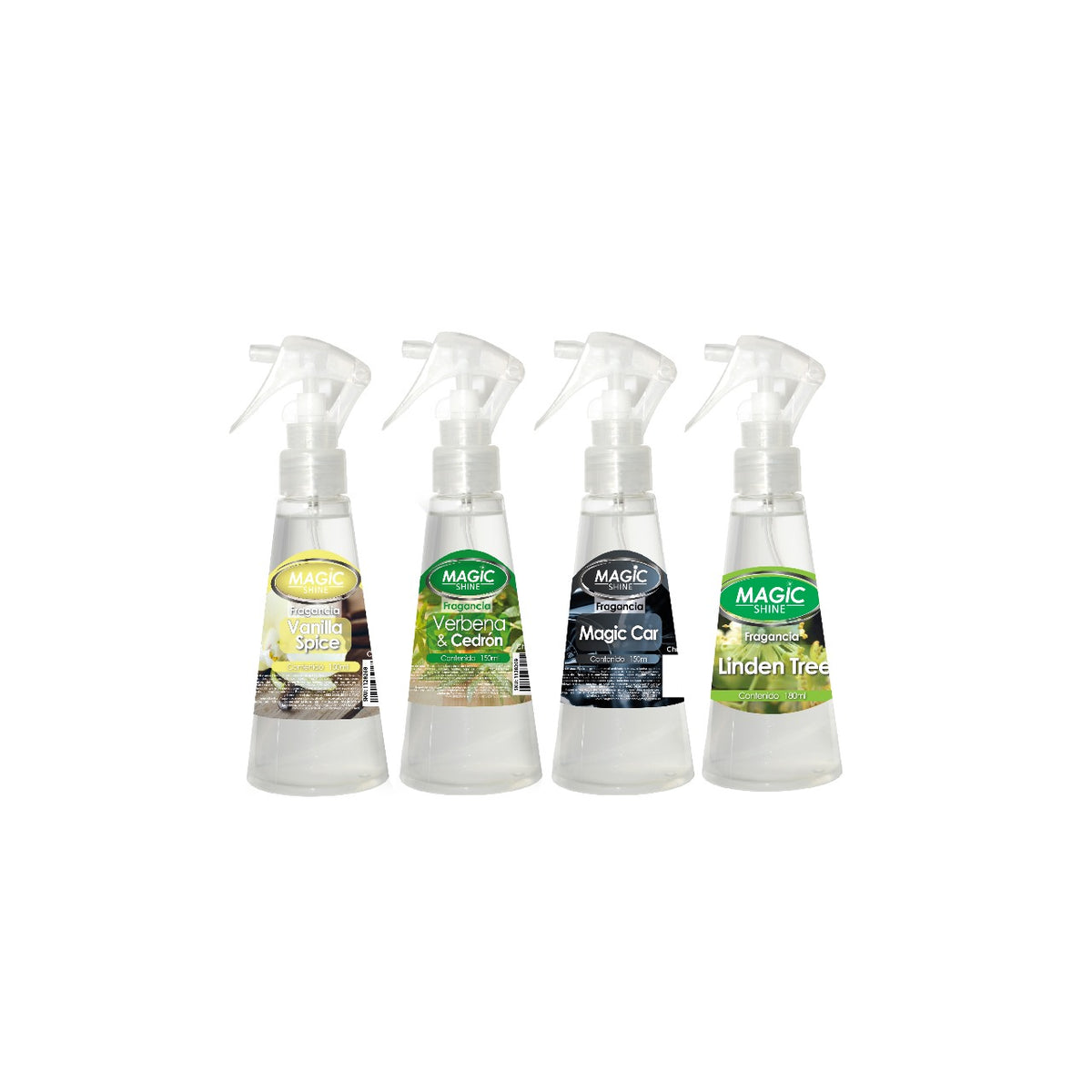 Aromatizante para Auto y Hogar MagicShine Spray 160 ml