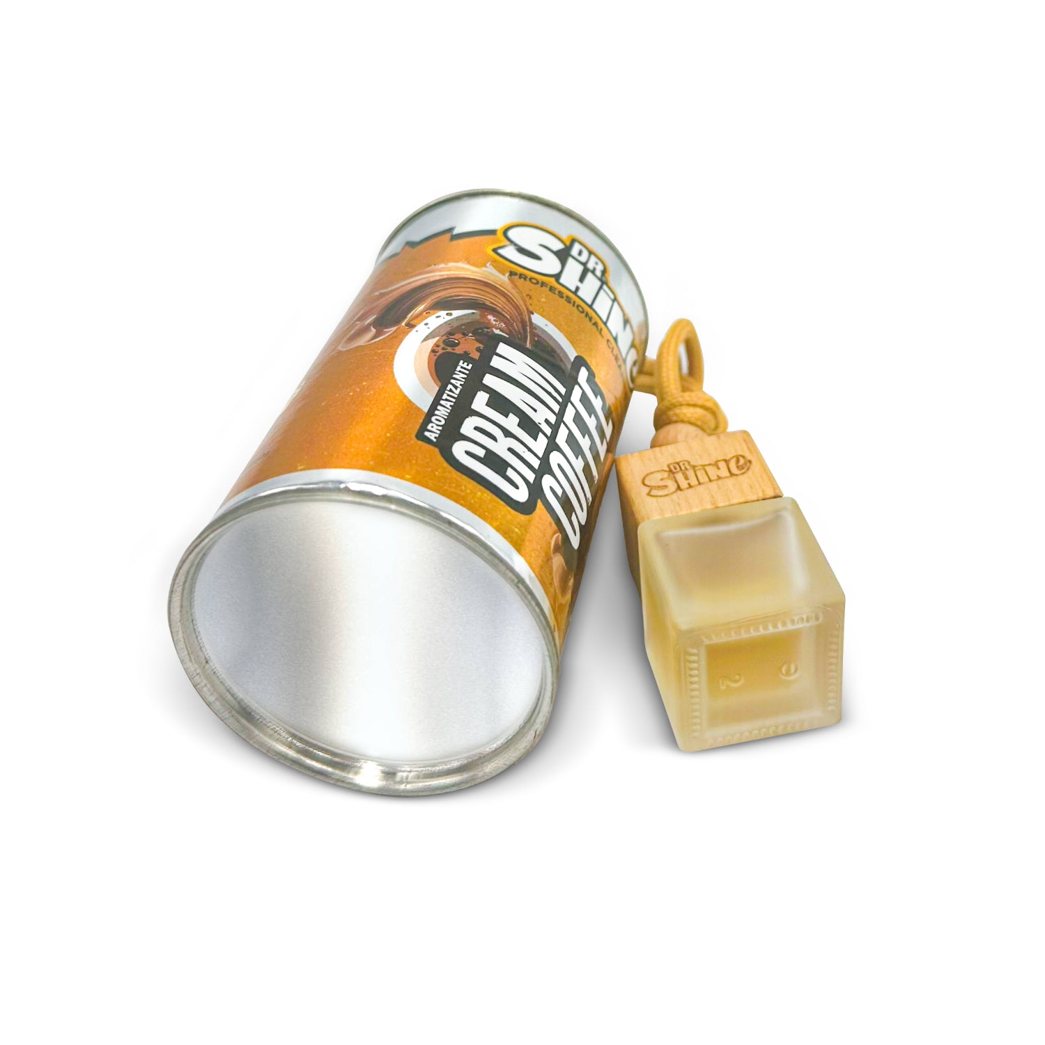 Aromatizante Colgante para Auto Dr.Shine 8 ml — envase de frente sobre fondo blanco