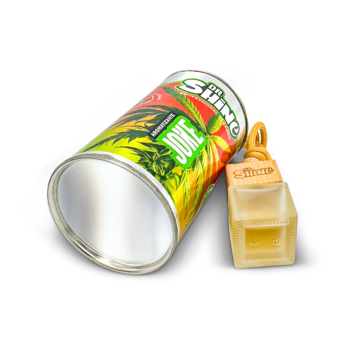 Aromatizante Colgante para Auto Dr.Shine 8 ml — envase de frente sobre fondo blanco
