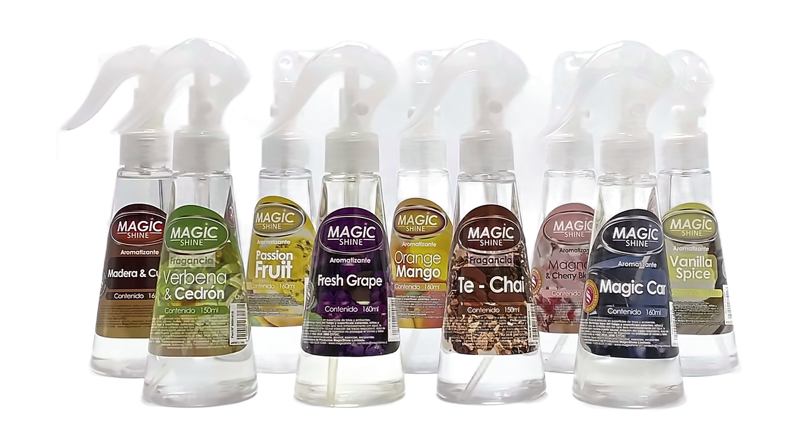 Aromatizante para Auto y Hogar MagicShine Spray 160 ml