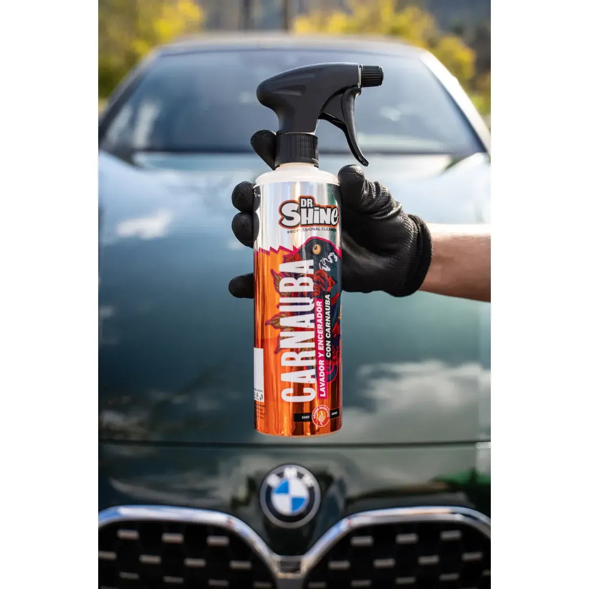 Lavado en Seco para Auto 500 ml con Cera Carnauba — Dr.Shine
