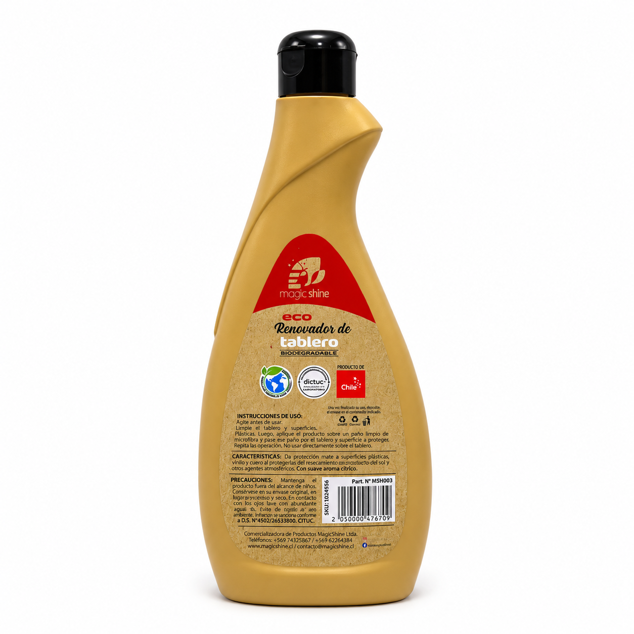 Limpiador y Revitalizador de Tablero de Auto 500 ml — MagicShine