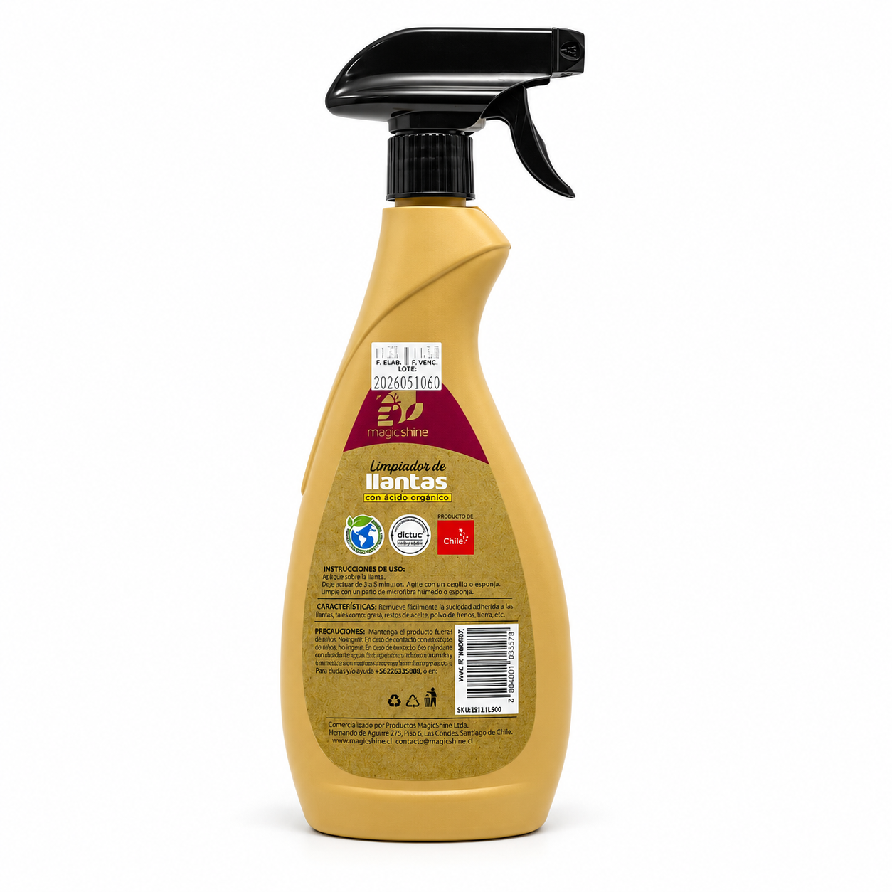 Limpiador de Llantas de Auto 500 ml — MagicShine