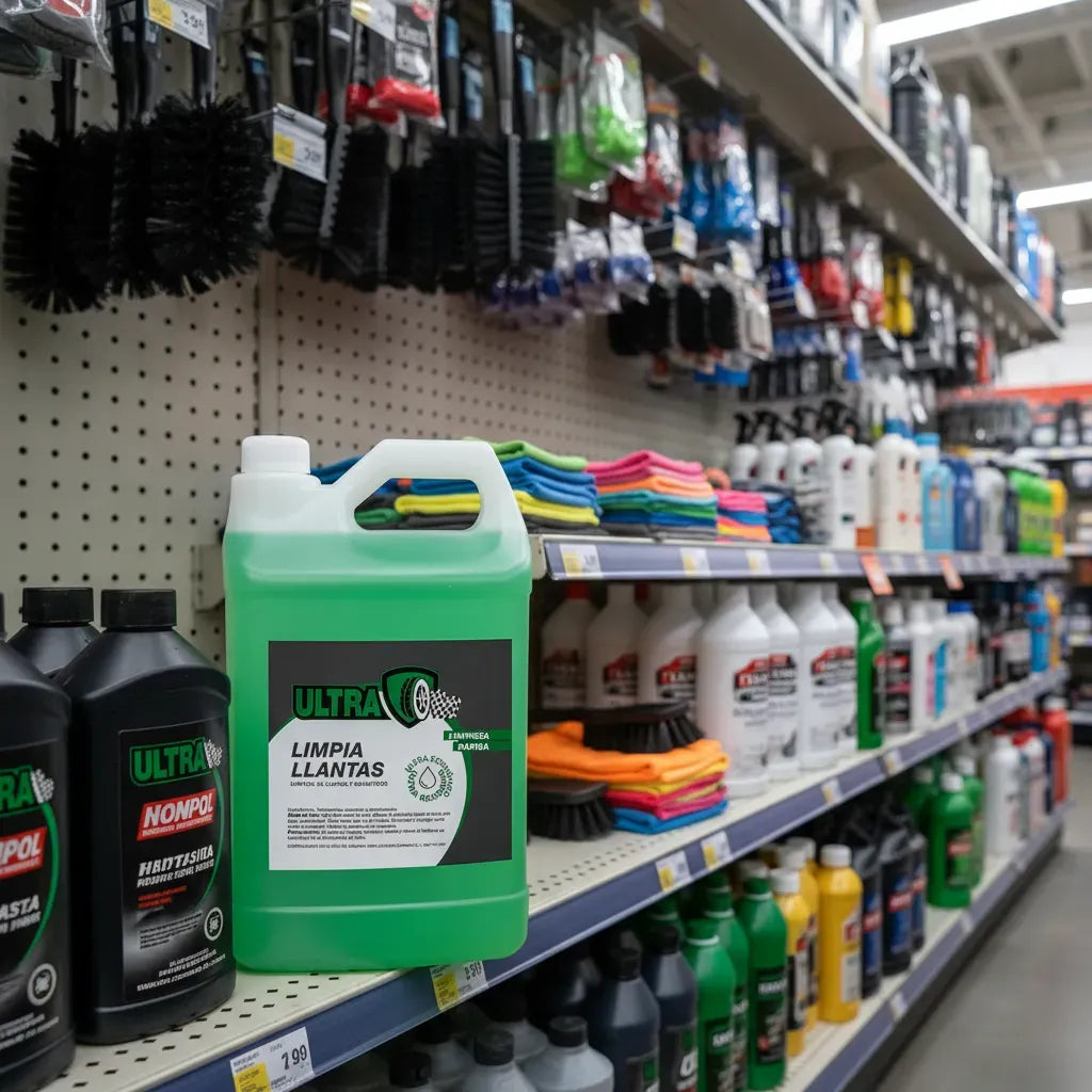 Limpiador de Llantas de Auto 3,8 L Galón Formato Carwash — Ultra