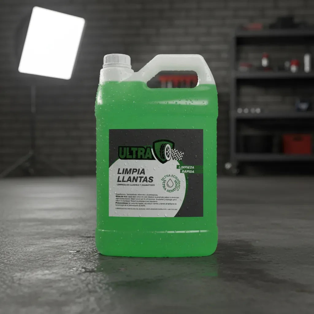 Limpiador de Llantas de Auto 3,8 L Galón Formato Carwash — Ultra
