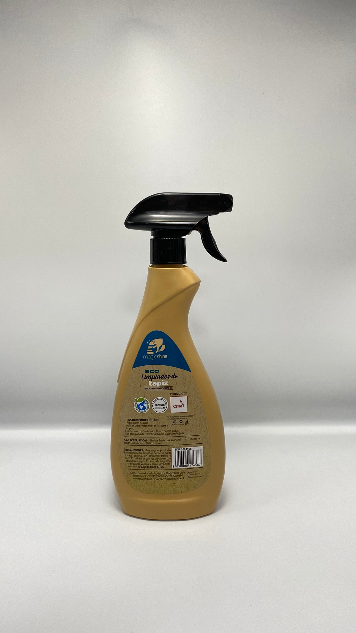 Limpiador de Tapiz de Auto 500 ml Quitamanchas — MagicShine