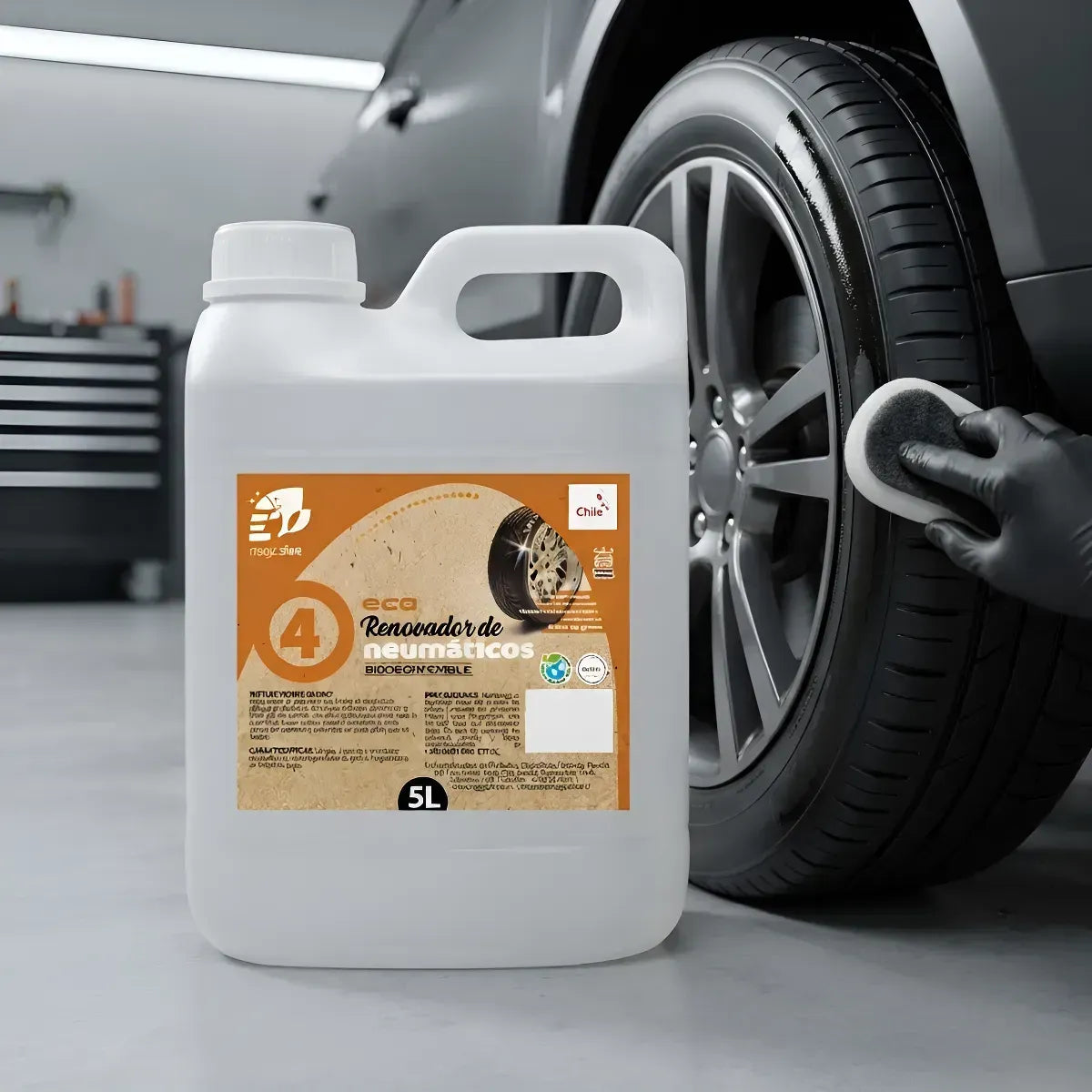 Renovador de Neumáticos para Auto 5 L Formato Carwash — MagicShine