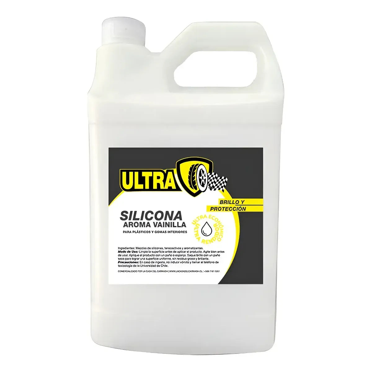 Silicona con Aroma para Auto 3,8 L Galón Brillo y Fragancia — Ultra